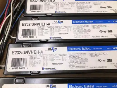 Triad ULTim B232IUNVHEH-A 2 Lamp Instant Start T8 Ballast 120-277V NIB of 10
