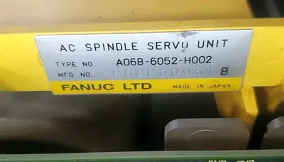 USED FANUC A06B-6052-H002 AC SPINDLE SERVO UNIT