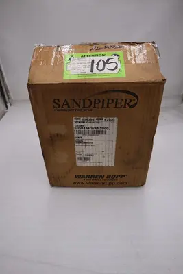 SANDPIPER WARREN RUPP ALUMINUM S05B1AHWANS000 METALLIC BALL VALVE STK H229
