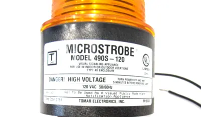 NEW TOMAR 490S-120 STROBE LIGHT 490S120