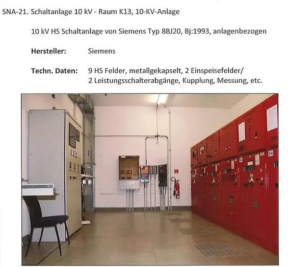 Used 1993 SIEMENS 88J20  10 KV SWITCHGEAR Switchgears | UCY Industrial GmbH #387344