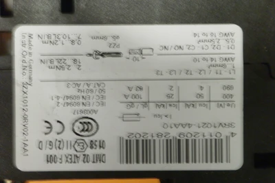 USED Siemens 3RV1021-4AA10