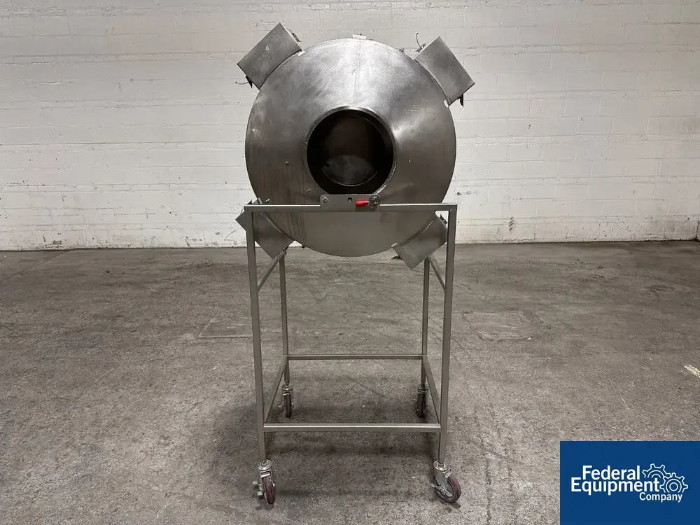USED Freund-Vector 30" Vector Hi-Coater Coating Pan, S/S