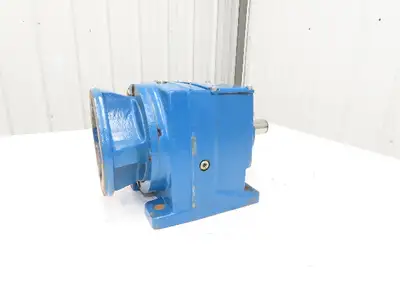 Textron David Brown M0432100BANU4 Inline Helical Gearbox 100:1 Reducer 18rpm 56C
