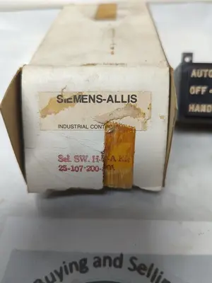 New | in-Stock SIEMENS 25-107-200-801 Miscellaneous Equipment (Electrical & Power) Ohio US | Surplus Asset Holdings #1237997