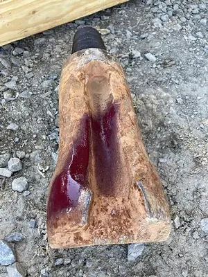 Used AFTERMARKET 5-3/4" DIAMETER "SHORT" CHISEL BIT Tool Bits Pennsylvania US | East West Machinery & Drilling #1417165