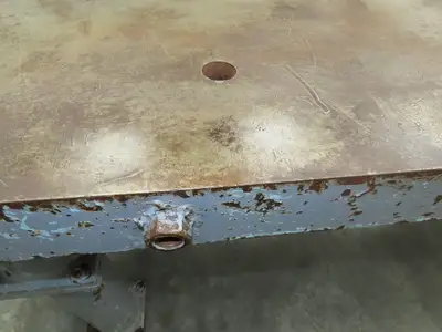 4" Thick Top Steel Fabrication Welding Layout Table Work Bench 103"x31.5"x36"