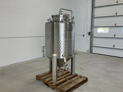 Used PSYCHO BREW JACKETED CONICAL FERMENTER/UNITANK 10BBL Jacketed Tanks Michigan US | Miedema Asset Management Group #1580123