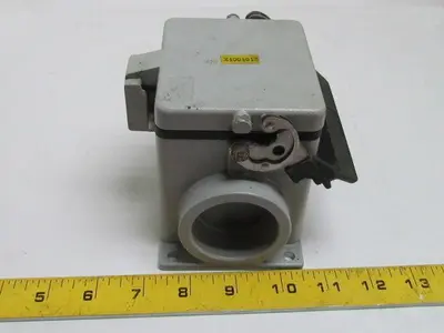 32-Pin Female Double Insert Connector Plug Side Entry Housing Single Lever Cover