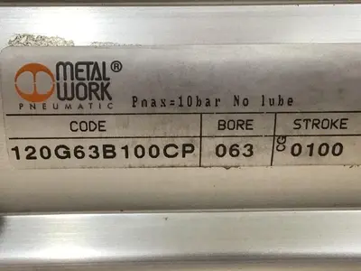 USED METAL WORK PNEUMATIC 120G63B100CP