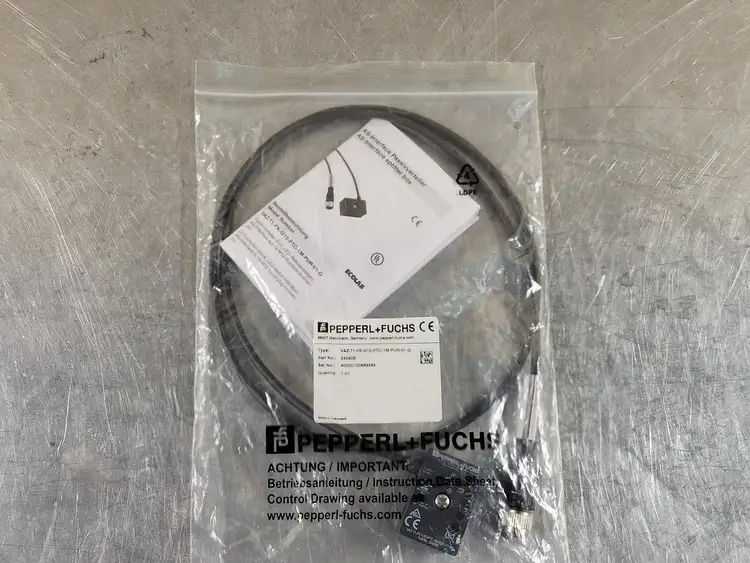 New | in-Stock PEPPERL+FUCHS VAZ-T1-FK-G10-PTC-1M-PUR-V1-G Misc Electrical & Power Parts British Columbia CA | Lenmark #251834