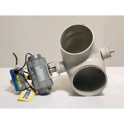 Used Jacob Tubing 8" (200mm) Dia. Two-way Pneumatic Diverter Valve