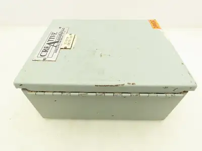 Hoffman A1008CHFTC Electrical Enclosure Box 10x8x4" Wall Mount Terminal Blocks