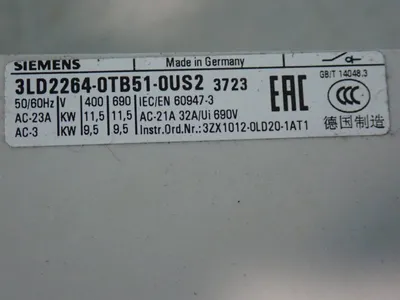 USED SIEMENS 3LD22640TB510US2