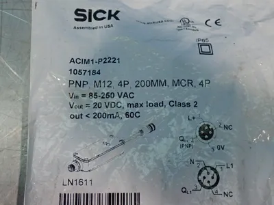 Used SICK ACIM1P2221 AC/DC Power Supplies Ohio US | HGR 24 #907485