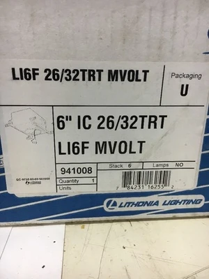 New | in-Stock Lithonia Lighting LI6F Lighting Indiana US | J&J Industrial Supply #519546