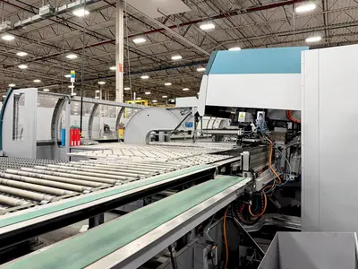 Used 2022 SALVAGNINI P4 AUTOMATIC PANEL BENDER Panel Benders Illinois US | Machine Factory Outlet #1424549