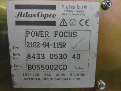 USED ATLAS COPCO 2102-S4-115R
