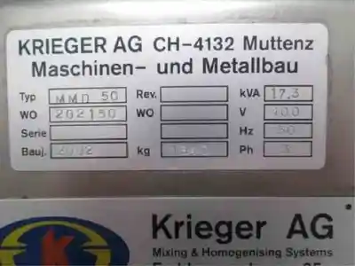 USED KRIEGER MMD 50