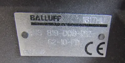 NEW BALLUFF BNS 819-D08-D12-62-10-FD LIMIT SWITCH BNS 819D08D126210FD