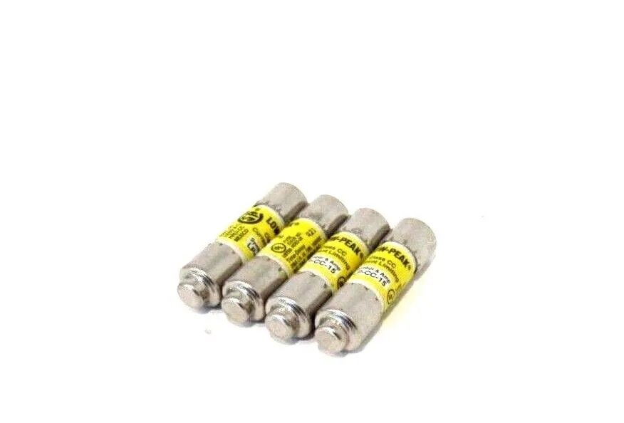 LOT OF 4 NEW BUSSMANN LP-CC-15 FUSES LPCC15