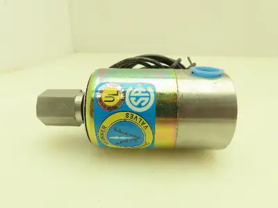 Honeywell Skinner V5D25110 Solenoid Valve 3-Way NC 120V 150PSI 1/4NPT Adjustable