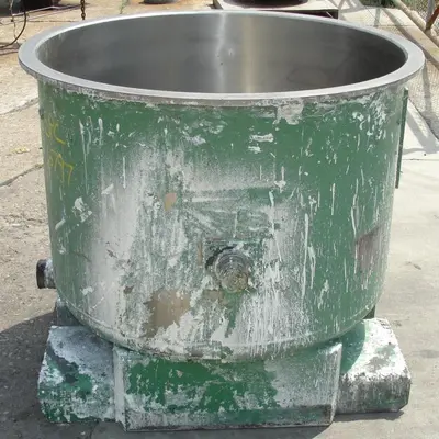 SPC6797  Mixer and Blender 100 gallon Ross change can Stainless Steel 39.25" inside diameter 27.5" inside height