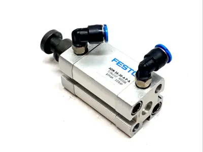 USED FESTO COMPACT PNEUMATIC CYLINDER 16MM BORE 20MM STROKE 536222