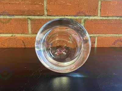USED BUCHI AG BOROSILICATGLAS 3.3 KATALOG 8801 GLASS SPHERICAL CAP STYLE STOPPER 3"
