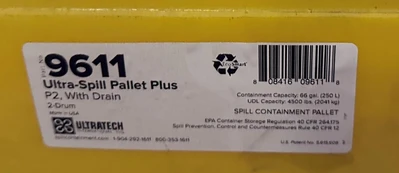 ULTRATECH 9611 2 DRUM SPILL PALLET