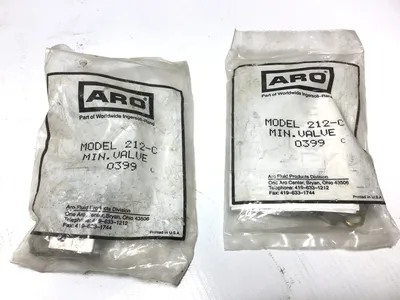 Aro Ingersoll Rand Model 212-C Min Valve 0399 Steel (Lot of 2)