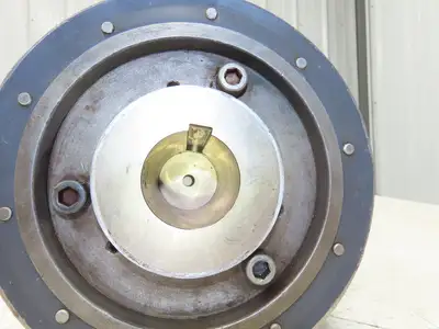 Pneumatic Air Operated Clutch Brake Shaft Mount with Belt Pulley 2" Bore