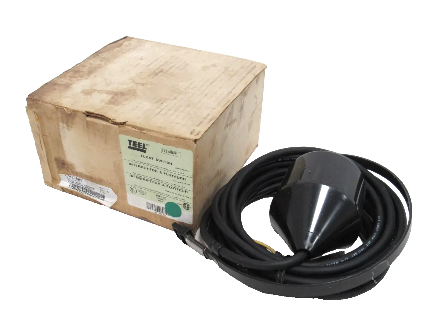 NEW TEEL 4RK31 FLOAT SWITCH