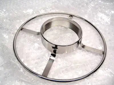 USED ABB GENUINE ATOM-IZER PARTS 200MM STAINLESS PROBE RING
