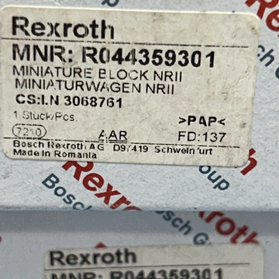 NEW Bosch Rexroth 0443-593-01
