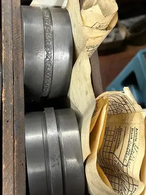 Engraved Pattern Rolls, Antique Master Collection of Jeweler tools for Earnings, Bracelets Bangles and more