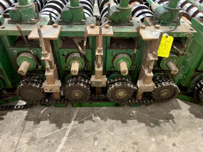 36" HI-RIB (7.2 TYPE) PANEL RAFTED ROLLFORMER LINE;  INCLUDES UNCOILER, ROLLFORMER & FLYING CUTOFF SHEAR: YOBRO #24156