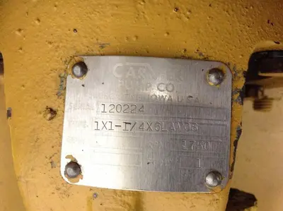 USED CARVER PUMP COMPANY 1X1-1/4X6LAV0S