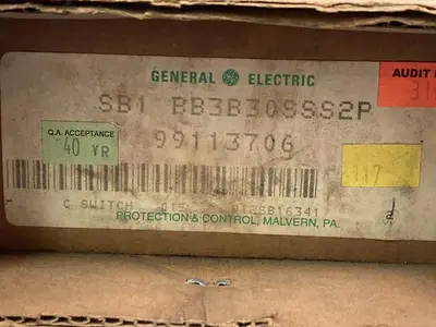 Used GENERAL ELECTRIC BB3B30SSS2P Relays & Switches | Surplus Asset Holdings #1205739