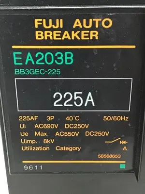 USED FUJI ELECTRIC EA203B-225