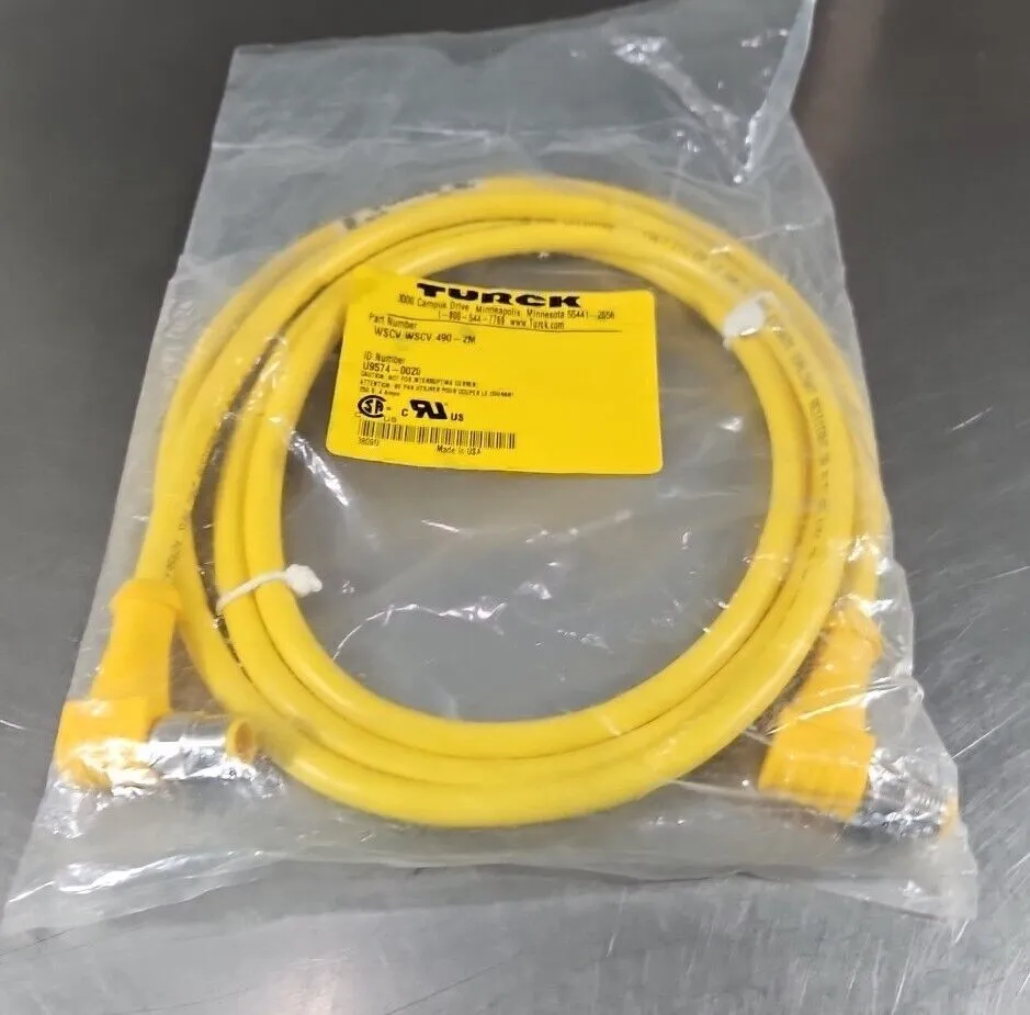 TURCK WSCV WKCV 490-2M Cordset. Loc5E-20