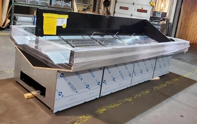 12-0002 Hussmann 22 Foot Produce Remote Display Island-2024