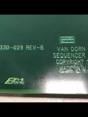 USED VAN DORN PC330-029 330-029