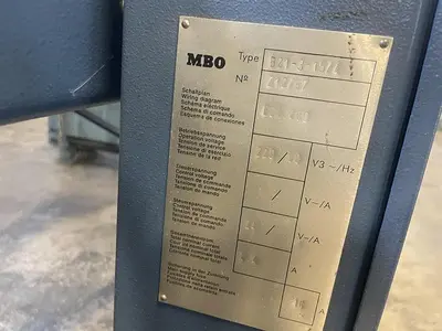 USED MBO B21-C 21” CONTINUOUS FEED 16 PAGE FOLDER