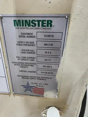 USED MINSTER MEF5-20; MRH10-26; MSH-20-26