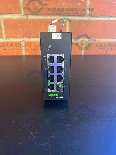 Used WAGO 852-1112 ETHERNET SWITCH Electronics & Components | Equipment Lab #486397