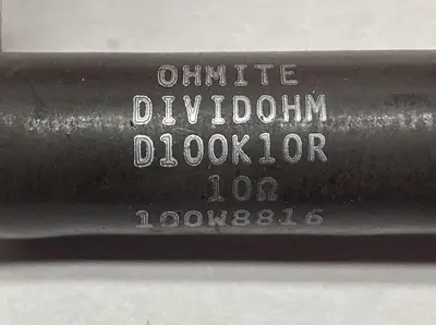 Used OHMITE D100K10R Miscellaneous Equipment (Electrical & Power) Ohio US | Surplus Asset Holdings #1209412