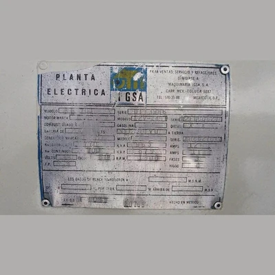 2002 IGSA 700 kW Generator