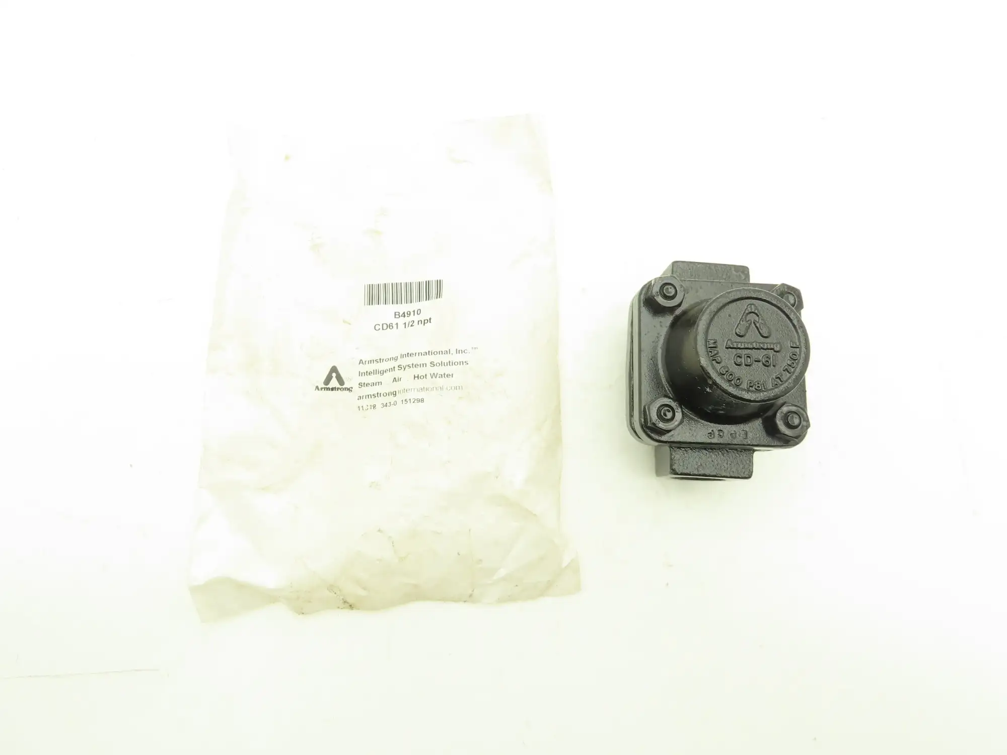 Armstrong CD-61 Disc Steam Trap 1/2" NPT 600PSI