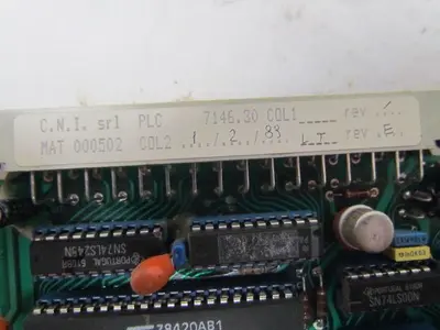 Biesse Rover CNI SR1 PLC 7146.30 PLC circuit board from functional mach